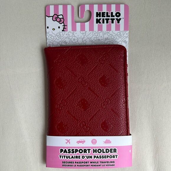 Hello Kitty Accessories - Hello Kitty Passport Holder in Embossed Design